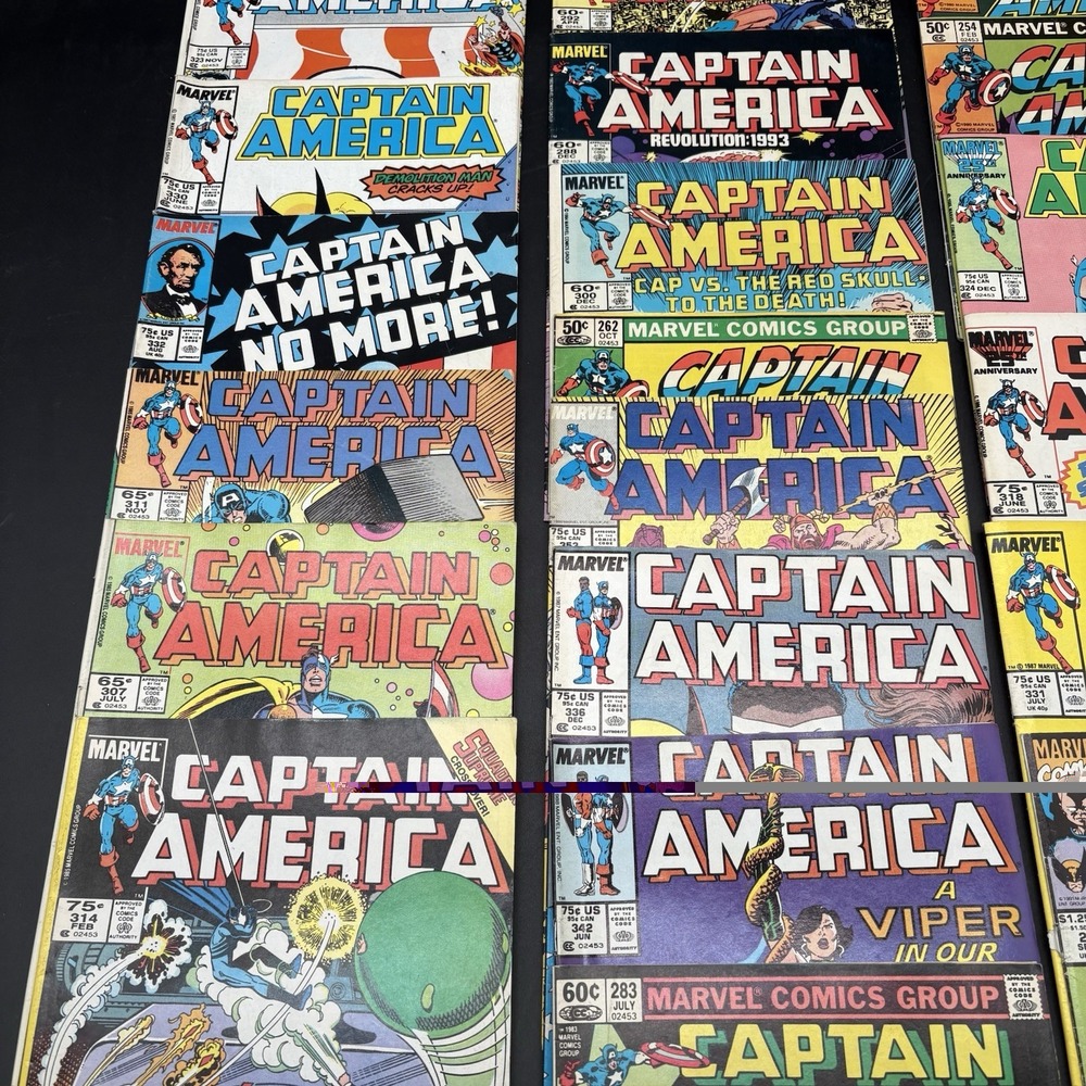 Marvel Captain America Comic Book Lot 18 Issues Mixed Good Bronze Copper Age - Picture 3 of 11